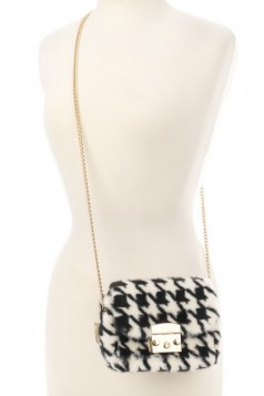 Faux Fur Crossbody Bag