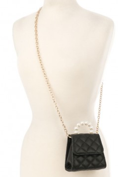 Mini Quilted Square Crossbody Bag