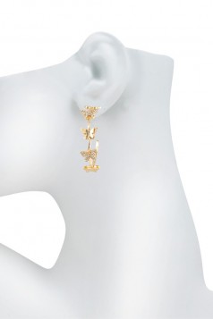 Butterfly Open Hoop Earring