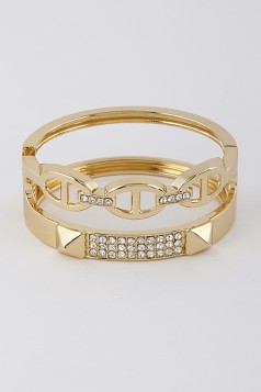 DOUBLE BAND CUFF BRACELET