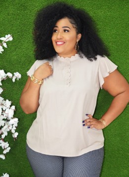MADE FOR YOU SCALLOP TOP