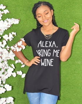 ALEXA BRING ME WINE TEE