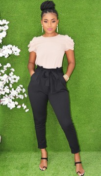 PAPER BAG FOLDED TROUSERS