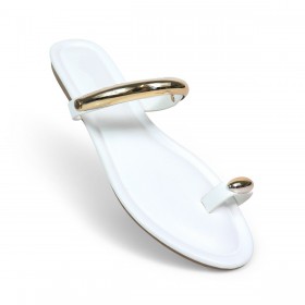 NOBODY BUT ME SANDALS - WHITE